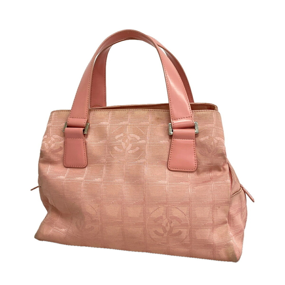 Chanel New Travel Nylon Handbag, Pink, Women's